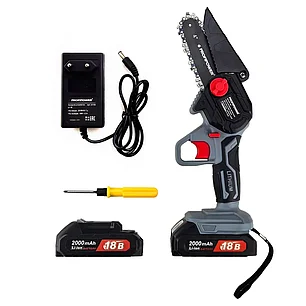 Пила цепная аккумуляторная ProfiPower MKGSD-18V (2 АКБ 2 А/ч, шина 10 см), фото 2