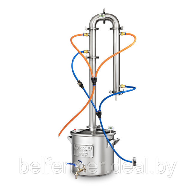 Дистиллятор Добрый Жар Абсолют 7 трубок с узлом отбора, 40 л - фото 3 - id-p220757034