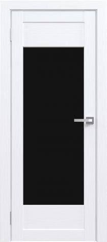 Двери межкомнатные экошпон Амати 14 Черное стекло - фото 4 - id-p123412797