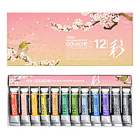 Набор гуаши Holbein Artists Gouache 15 мл - Spring Idori Set of 12