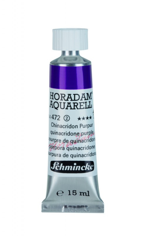 Акварельная краска Horadam туба 15 мл, цвет quinacridone purple - фото 1 - id-p220751736