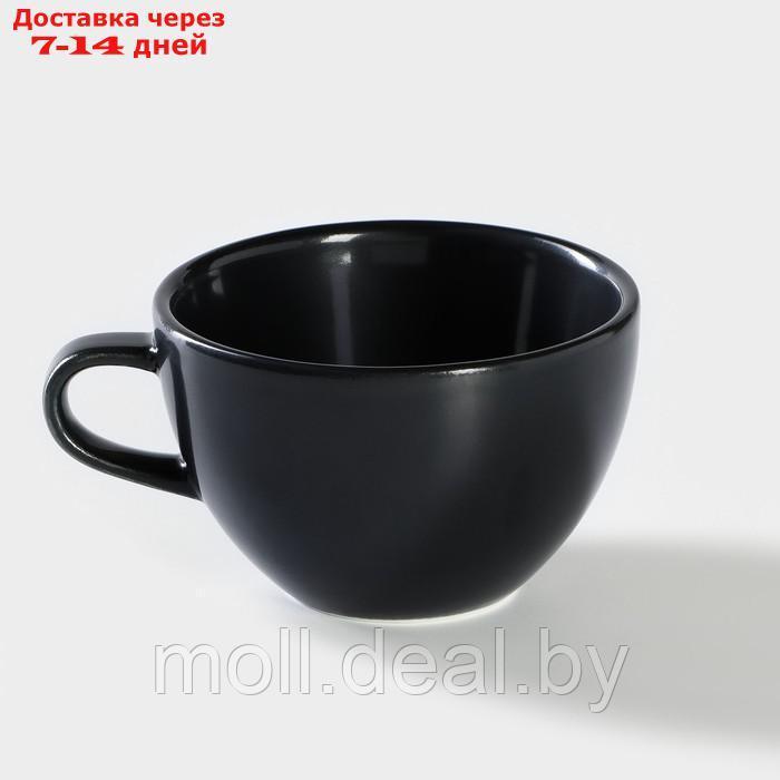 Чашка кофейная 320 мл ф.Профи "Акварель", цвет черный - фото 2 - id-p220737457