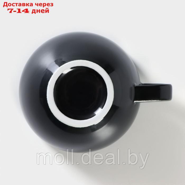 Чашка кофейная 320 мл ф.Профи "Акварель", цвет черный - фото 4 - id-p220737457