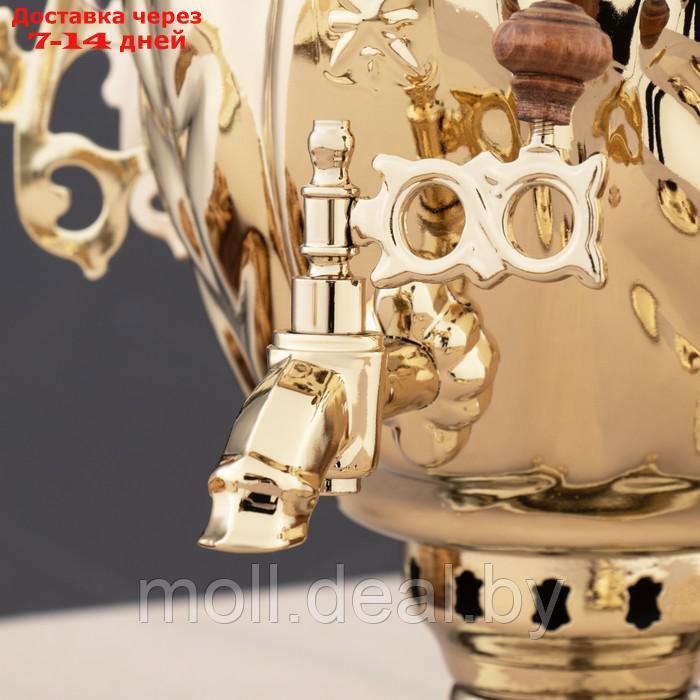 Набор "Золото", желудь, жаровой 2,5 л, заварочный чайник 0,7 л, поднос - фото 10 - id-p220740462