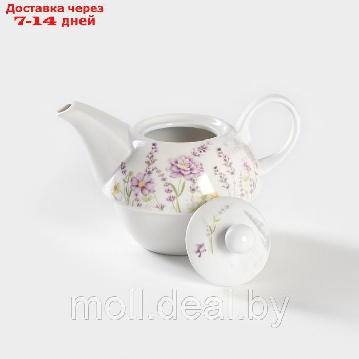 Набор чайный "Прованс" чайник заварочный 370мл, чашка 300мл, блюдце 15см - фото 2 - id-p220737534