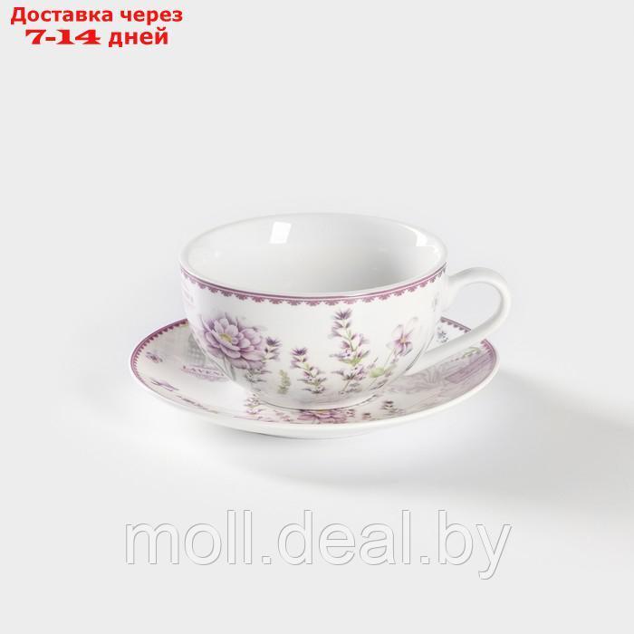 Набор чайный "Прованс" чайник заварочный 370мл, чашка 300мл, блюдце 15см - фото 4 - id-p220737534