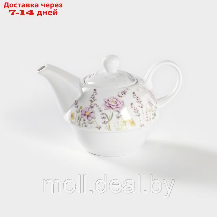 Набор чайный "Прованс" чайник заварочный 370мл, чашка 300мл, блюдце 15см - фото 10 - id-p220737534
