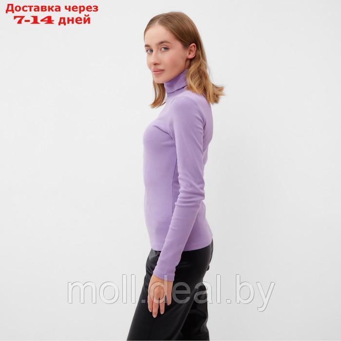 Водолазка женская MINAKU: Basic line цвет лиловый, размер 44 - фото 2 - id-p220743455