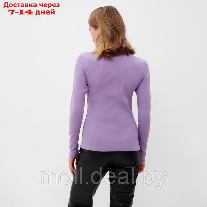 Водолазка женская MINAKU: Basic line цвет лиловый, размер 44 - фото 3 - id-p220743455