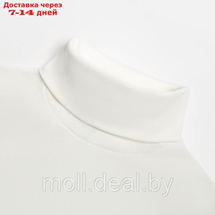 Водолазка женская MINAKU: Basic line цвет молочный, размер 50 - фото 7 - id-p220743462