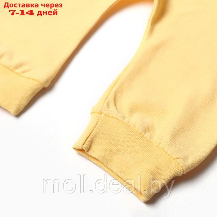 Комплект детский (3 предмета), цвет жёлтый, рост 62 см - фото 8 - id-p220740520