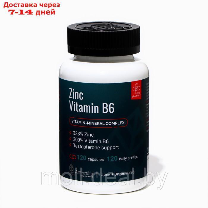 Комплекс для увеличения мужских гормонов ZN + B6, 120 капсул