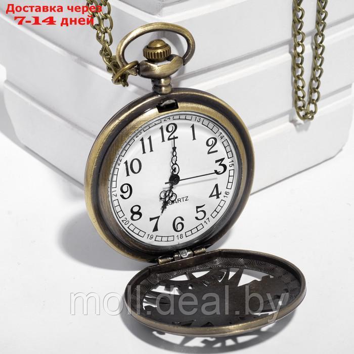 Часы карманные "Классика", кварцевые, цепочка l-40 см, d-4.5 см - фото 2 - id-p220734330