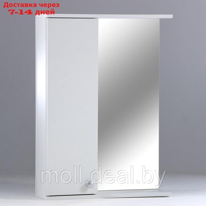 Шкаф-зеркало, универсальная сборка 50 х 18 х 83 см, белый - фото 1 - id-p220734359