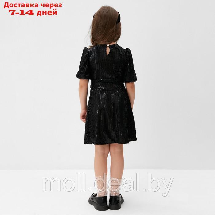 Платье нарядное для девочки KAFTAN р.30 (98-104 см), черный - фото 5 - id-p220740631