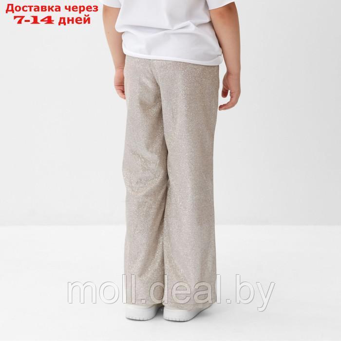 Брюки нарядные для девочки KAFTAN р.32 (110-116 см), бежевый - фото 4 - id-p220740632