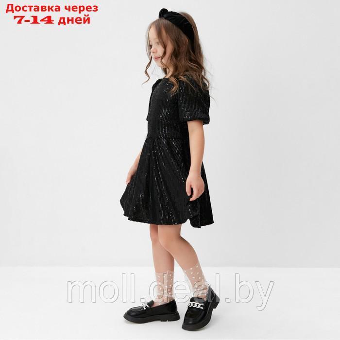 Платье нарядное для девочки KAFTAN р.36 (134-140 см), черный - фото 4 - id-p220740657