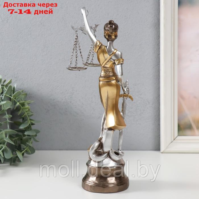 Сувенир полистоун "Богиня Фемида с весами правосудия" 8х8х27,7 см - фото 3 - id-p220739708
