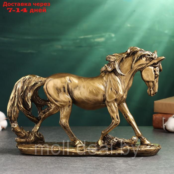 Фигура "Лошадь на камне" 23х33х8см, бронза - фото 4 - id-p220739749