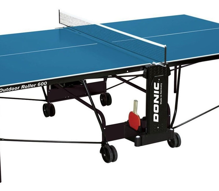 Теннисный стол DONIC OUTDOOR ROLLER 600 (Синий) - фото 2 - id-p215653235