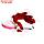 Карнавальный ободок "Аниме ушки"с красной повязкой, фото 2