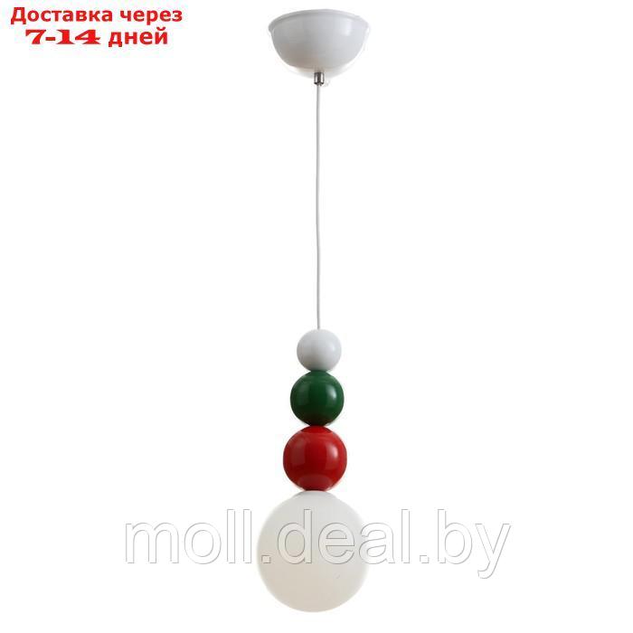 Светильник "Луиджи" LED 7Вт 3000-6000К белый-зеленый-красный 12х12х28-128 см - фото 1 - id-p220739999
