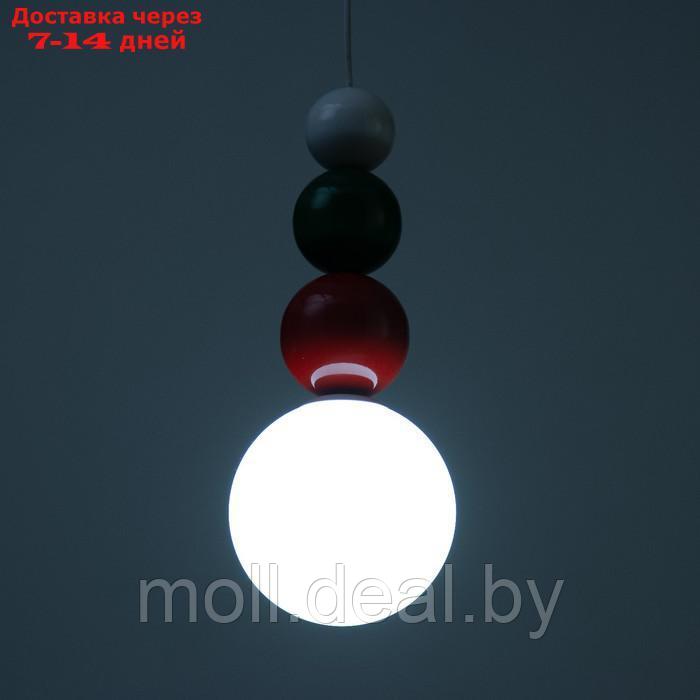 Светильник "Луиджи" LED 7Вт 3000-6000К белый-зеленый-красный 12х12х28-128 см - фото 4 - id-p220739999