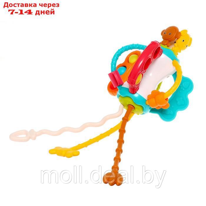 Развивающая игрушка "Весёлые зверята", с тактильными резиночками - фото 3 - id-p220738194