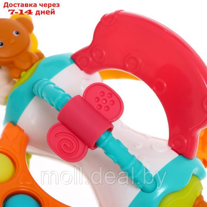 Развивающая игрушка "Весёлые зверята", с тактильными резиночками - фото 7 - id-p220738194