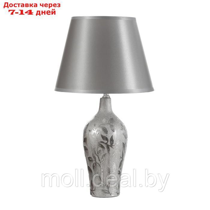 Настольная лампа "Цветана" Е14 40Вт серебро 25х25х46см - фото 6 - id-p220741121