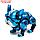 Робот-собака "Макс", световые, звуковые эффекты, металлический, цвет синий, фото 2