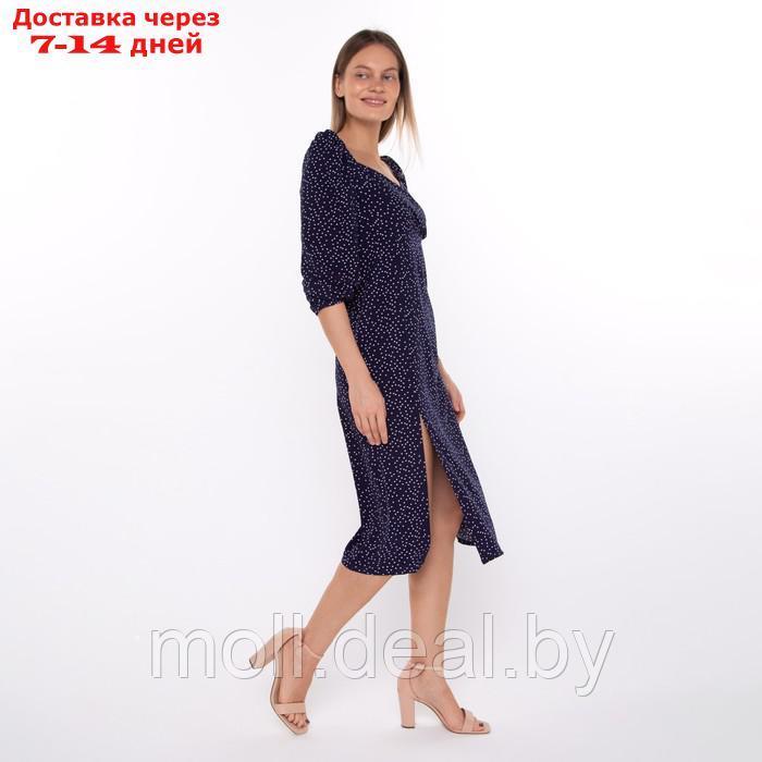 Платье женское, цвет тёмно-синий, размер 48 - фото 5 - id-p220741167