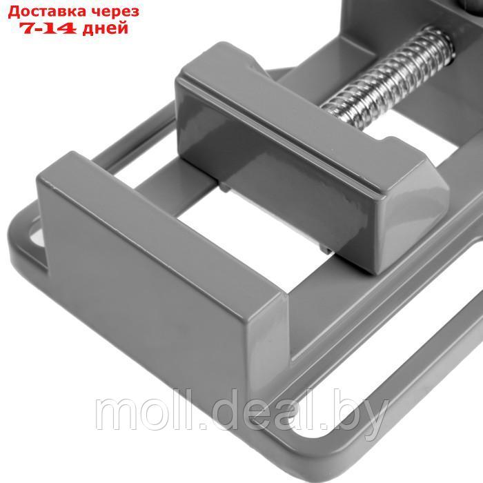 Мини-тиски алюминиевые ТУНДРА, станочные, 70 мм - фото 5 - id-p220740195