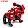 Робот-собака "Макс", световые, звуковые эффекты, металлический, цвет красный, фото 4