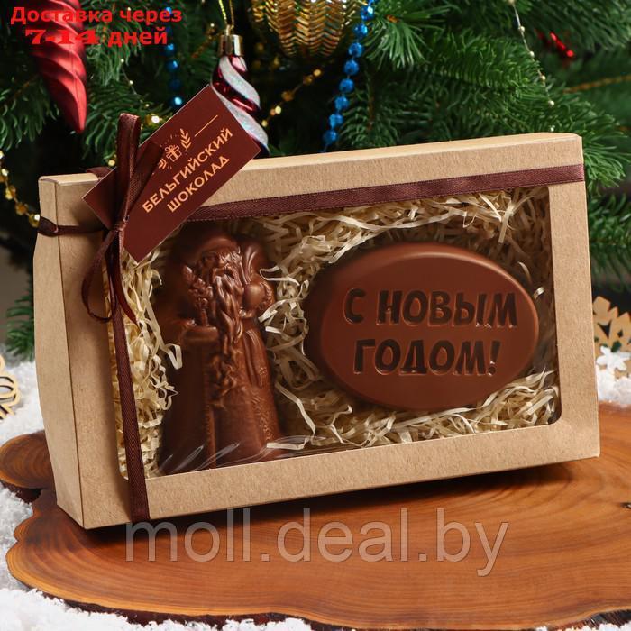 Шоколаднык фигурки "Дед Мороз и Новогодняя медаль" - фото 1 - id-p220741181