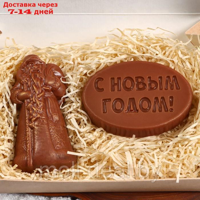 Шоколаднык фигурки "Дед Мороз и Новогодняя медаль" - фото 2 - id-p220741181