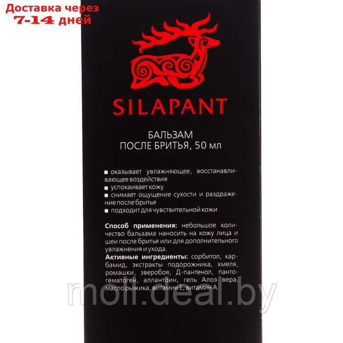 Подарочный набор Silapant, бальзам после бритья 50 мл + гель-тонус 170 мл - фото 4 - id-p220737318