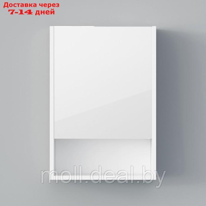 Шкаф-зеркало Spectrum 45, 45 х 75 х 15 см, с доводчиком, фасад МДФ - фото 2 - id-p220737359