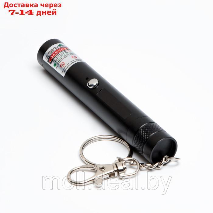 Лазерная указка аккумуляторная, 200 мАч, 532 нм, USB, красный луч - фото 2 - id-p220738315
