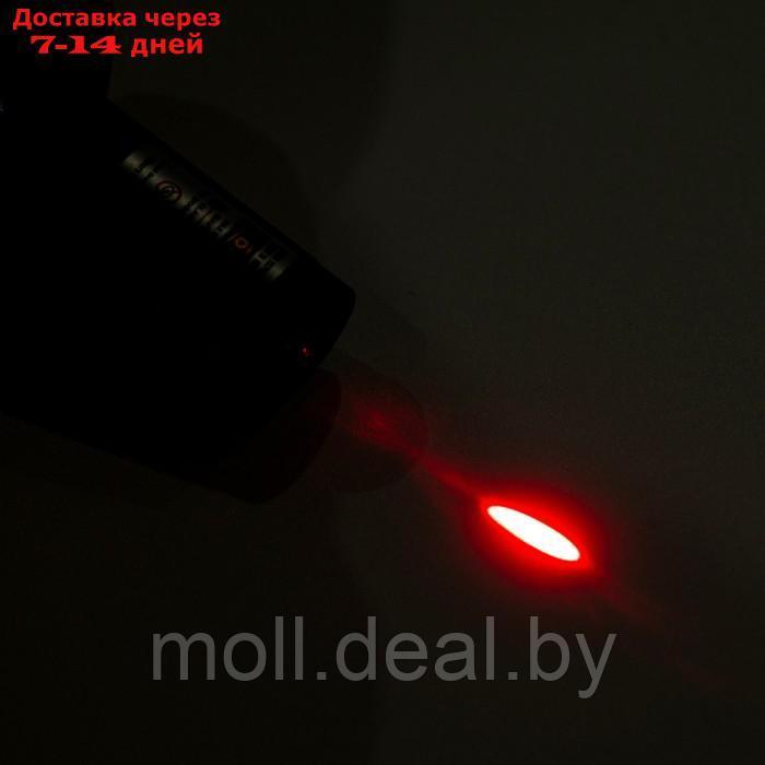 Лазерная указка аккумуляторная, 200 мАч, 532 нм, USB, красный луч - фото 4 - id-p220738315