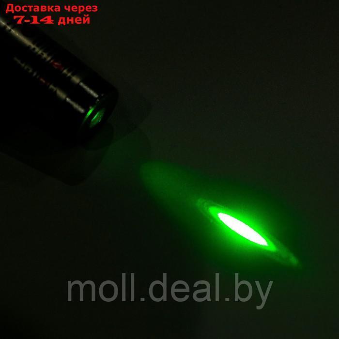 Лазерная указка аккумуляторная, 150 мАч, 532 нм, зеленый луч - фото 5 - id-p220738320