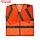 Куртка сигнальная светоотражающая, оранжевый, 3 класс, размер 2XL, фото 2