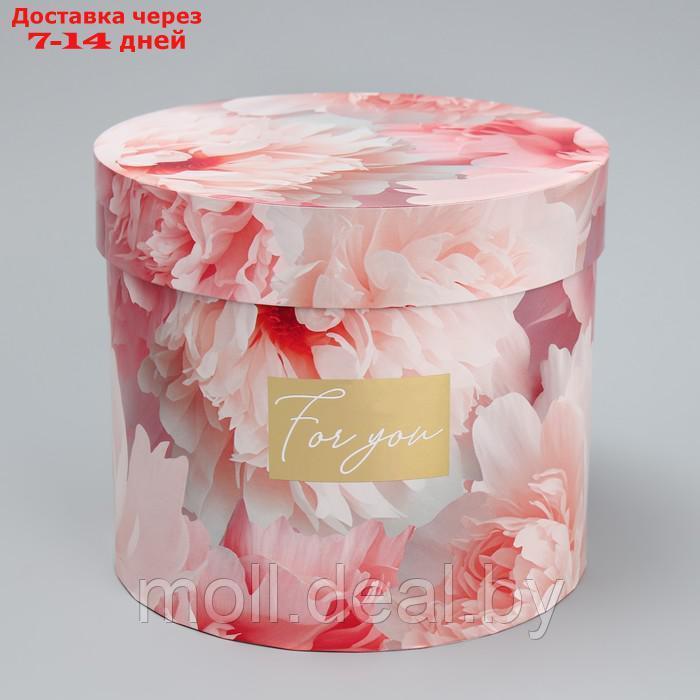 Набор шляпных коробок для цветов 4 в 1 "Нежные цветы", 14 × 13 см - 20 × 17,5 см - фото 9 - id-p220739340