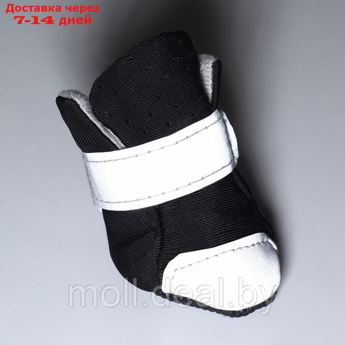 Ботинки для собак "Комфорт" дышашие, размер 1 (4, 0 х 3, 3 см), черные - фото 7 - id-p220740396