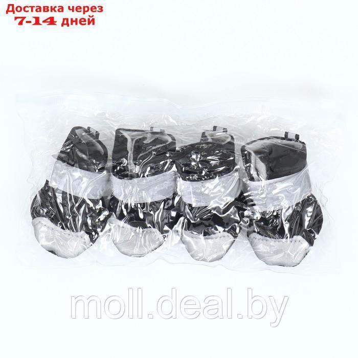 Ботинки для собак "Комфорт" дышашие, размер 3 (5, 0 х 4, 2 см), черные - фото 5 - id-p220740414