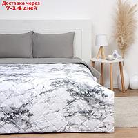 Покрывало LoveLife 1,5 сп White marble, 150*210±5см, микрофайбер, 100% п/э