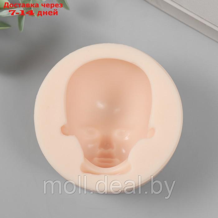 Молд силикон "Лицо младенца" №2 6,5х5,5х3,5 см - фото 2 - id-p220743411