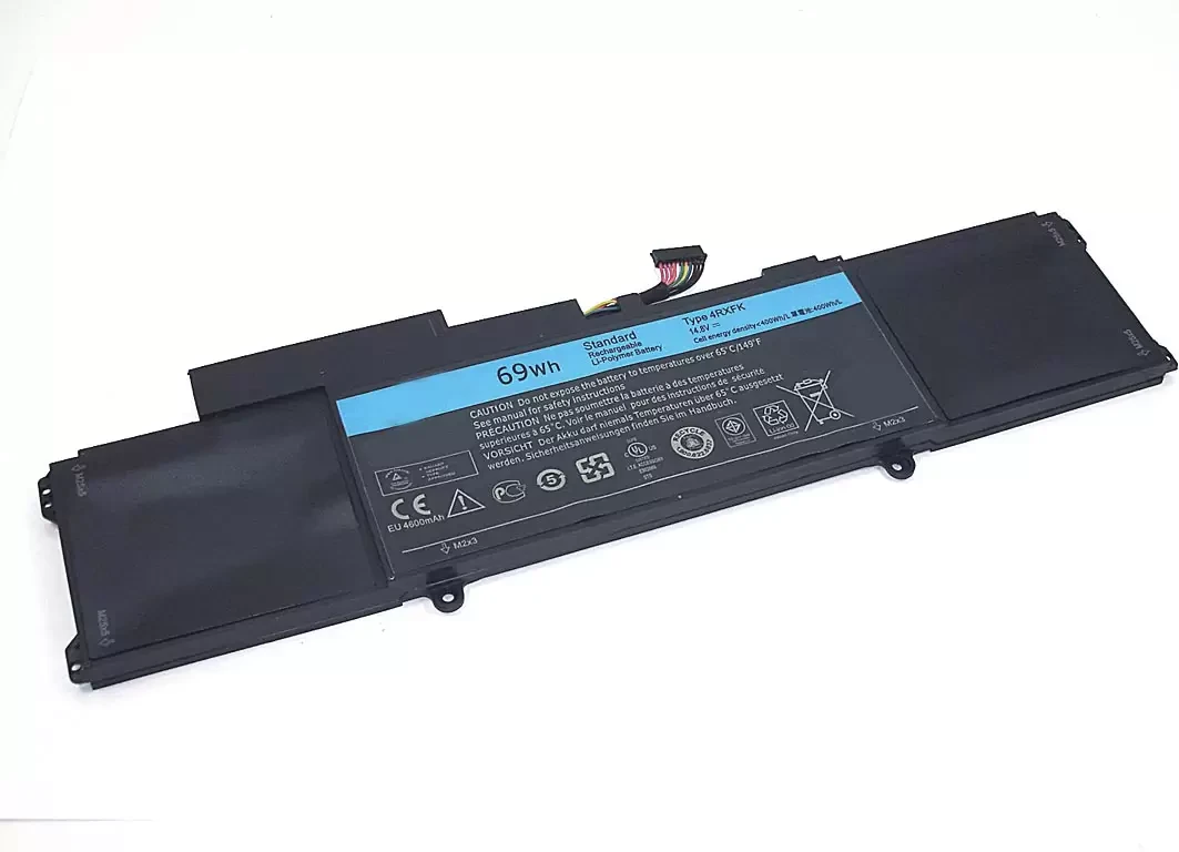 Аккумулятор (батарея) 4RXFK для ноутбука Dell XPS 14-L421x, 14.8В, 4000мАч, 69Wh - фото 1 - id-p220758195