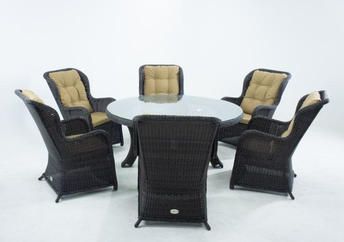 Комплект мебели Amarant с круглым столом - фото 1 - id-p220759400