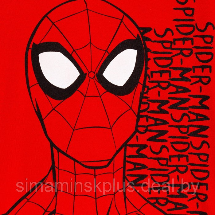 Футболка MARVEL «Человек паук», рост 98-104 (30), цвет малиновый - фото 3 - id-p220760757